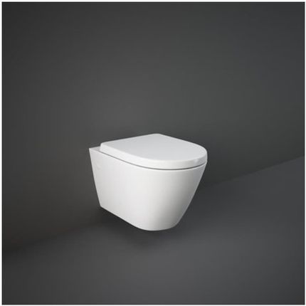 Rak Ceramics Resort 52Cm Rimless + Deska Wc Slim Biały Połysk (RESO1SET)