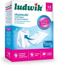 Ludwik Chusteczki wybielające do białych tkanin 15 szt.