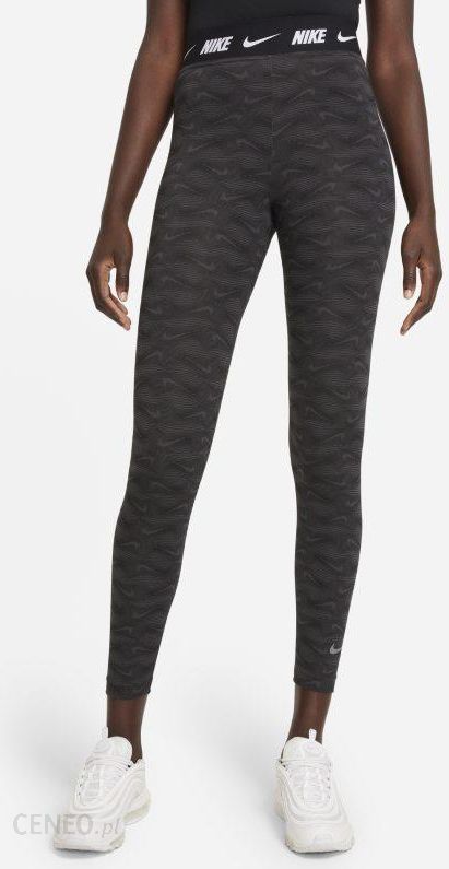 Damskie legginsy z wysokim stanem Nike Sportswear Club - Szary 