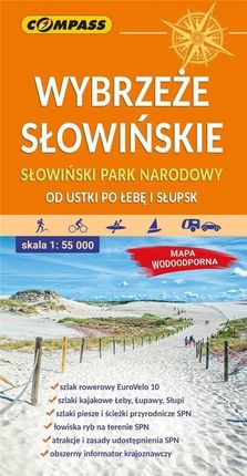 Mapa - Wybrzeże Słowińskie.. 1:55 000