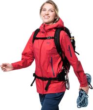 Zdjęcie JACK WOLFSKIN KURTKA TREKKINGOWA DAMSKA EXOLIGHT PRO JACKET W TULIP RED - Warszawa