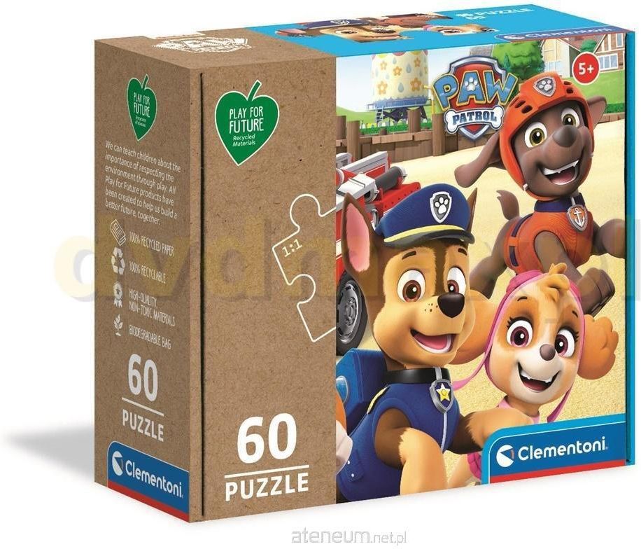 Clementoni Play For Future Paw Patrol 60El. - Ceny i opinie - Ceneo.pl