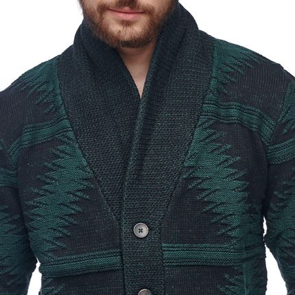 Wrangler Chunky Cardi Knit Black W8A5Pb100 - zdjęcie 2