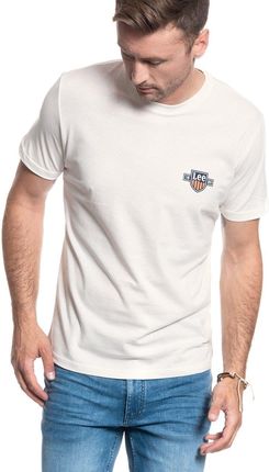 Lee Chest Logo Tee White Canvas L61Mferr