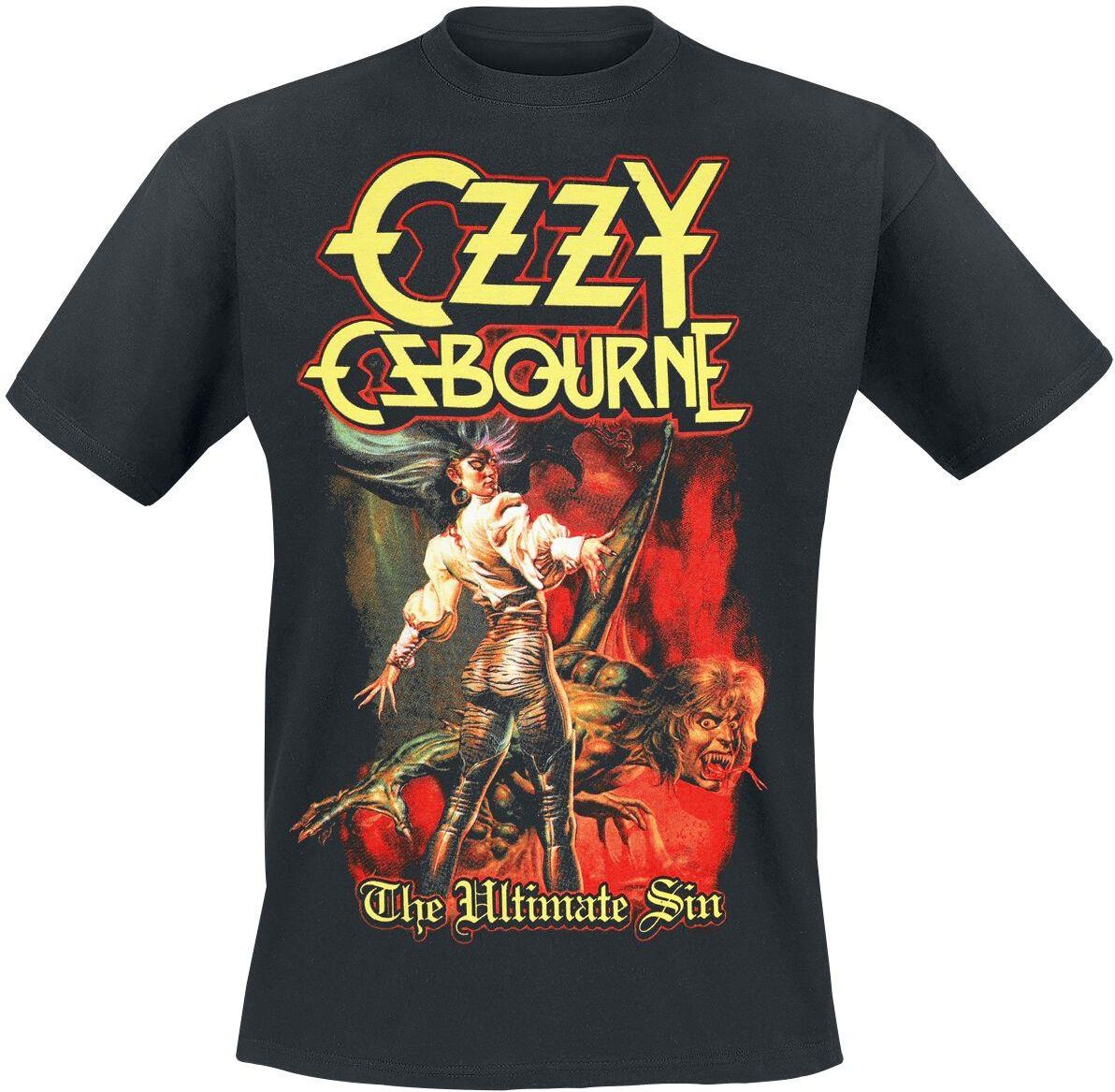 Ozzy Osbourne - Ultimate Sin Cover - T-Shirt - czarny - Ceny