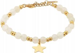 MISS GLOW BRANSOLETKA STAL CHIRURGICZNA 316L POZŁACANA 14K