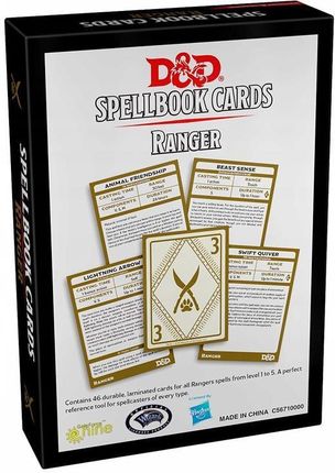 Donjon and dragons Spellbook cards ranger - Jeux & Jouets