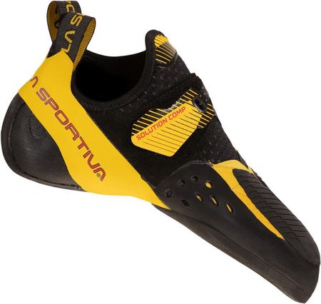 La Sportiva Solution Comp Buty wspinaczkowe Mężczyźni czarny żółty