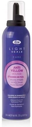 Lisap Light Scale Care Anti Yellow Pianka Do Włosów Blond 250ml