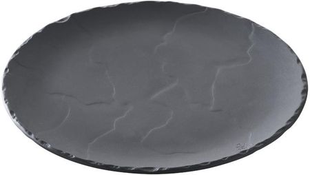 REVOL Basalt 28,5 cm czarny - talerz obiadowy porcelanowy
