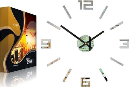 Modernclock Zegar Ścienny Arabic Lustro 50Cm Jakość Design