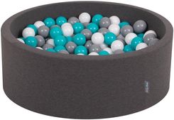 Zdjęcie KiddyMoon Suchy basen okrągły z piłeczkami 17706435 90 cm x 30 cm - Bartoszyce
