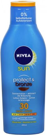 Nivea Sun Protect & Bronze balsam do opalania SPF 30 200ml