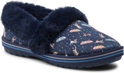 Kapcie SKECHERS - BOBS Movie Night 113486/NVMT Navy/Multi