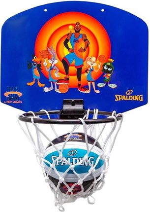 Tablica do koszykówki Mini Spalding Space Jam Tune Squad fioletowo-pomarańczowa 79005Z