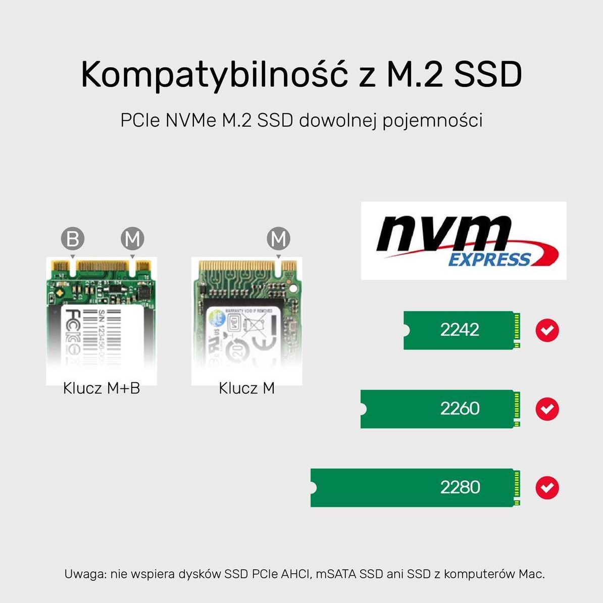 Unitek 2x M.2 PCIe/NVMe (S1206A) - zdjęcie 1 Unitek 2x M.2 PCIe/NVMe (S1206A)