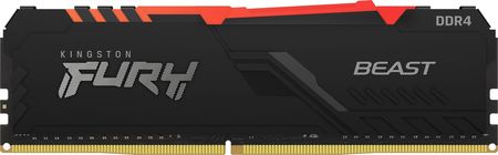 Kingston Fury Pamięć DDR4 Fury Beast RGB 16GB(1*16GB)/2666 CL16 1Gx8