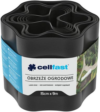 Cellfast Obrzeże ogrodowe 15cm Czerń 9m (30032H)