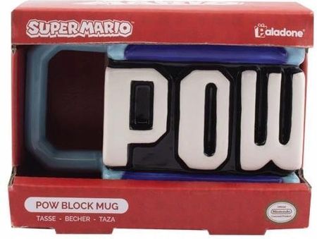 Kubek 3D Super Mario Pow Block/Klocek Oficjalny