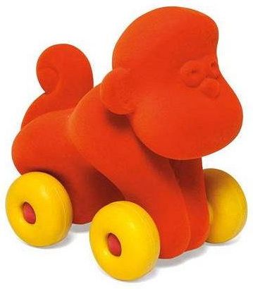 Rubbabu Pojazd Sensoryczny Małpa Pomarańczowy
