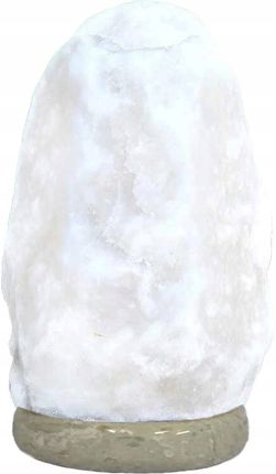 Lampa solna 6-8 kg biała sól podstawa biały marmur