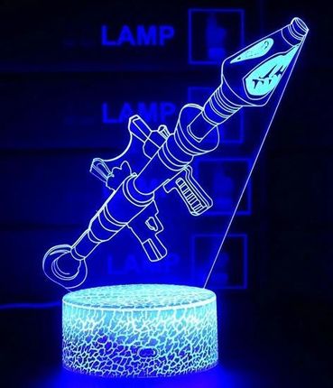 Moxomi Lampa 3D Led Usb Rpg Bazooka Fortnite Battlefield