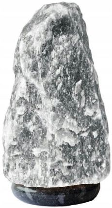 Lampa solna 6-8 kg szara sól podstawa szary marmur