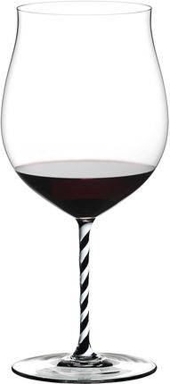 Riedel Burgundy Grand Cru Black And White Twisted Fatto A Mano