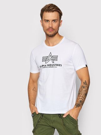 Alpha Industries TShirt Basic 118505 Biały Regular Fit