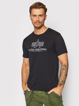 Alpha Industries T-Shirt Basic 118505 Czarny Regular Fit