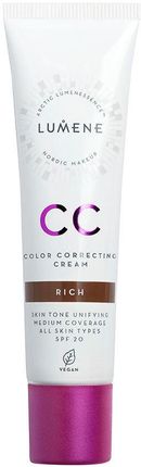 Lumene Cc Color Correcting Cream Płynny Podkład Spf20 Rich 30 ml