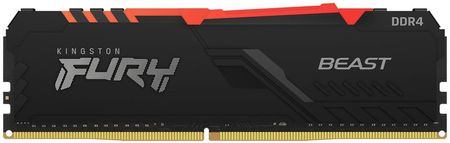 Kingston Fury Beast RGB, DDR4, 16 GB, 3600MHz, CL18 (KF436C18BBA/16)