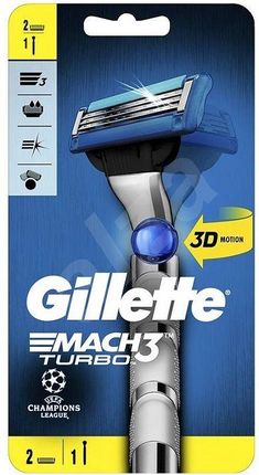 Gillette Mach3 Turbo 3D Maszynka Do Golenia Dla Mężczyzn