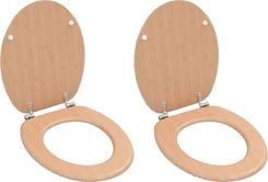 vidaXL Mdf Wzór Drewna Bambusowego 2Szt  (276995)