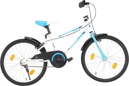 vidaXL Rower dla dzieci 20 cali, niebiesko-biały