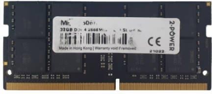 Pamięć RAM 2-Power  1X 32Gb 2-Power So-Dimm Ddr4 2666Mhz Pc4-21300  (MEM5605A)