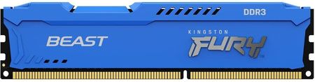 Kingston 8Gb 1600Mhz Ddr3 Cl10 Dimm (Kit Of 2) Fury Beast Blue  (KF316C10BK28)