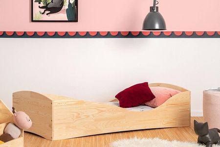 Elior Drewniane łóżko młodzieżowe Abbie 5X- 21 rozmiarów 90x140cm  