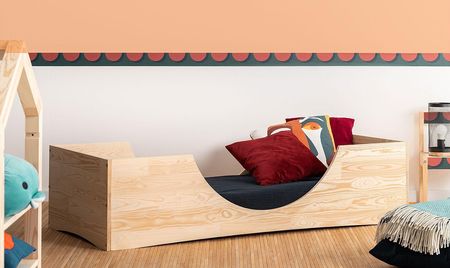 Elior Drewniane łóżko młodzieżowe Abbie 3X- 21 rozmiarów 80x160cm  