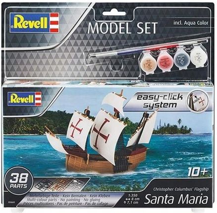 Revell Model Do Sklejania Santa Maria Zestaw 65660 1/350