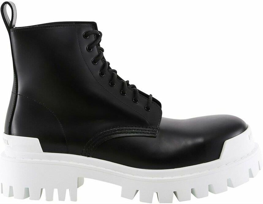 Balenciaga Strike 20Mm Lace-Up Boots - Ceny i opinie - Ceneo.pl