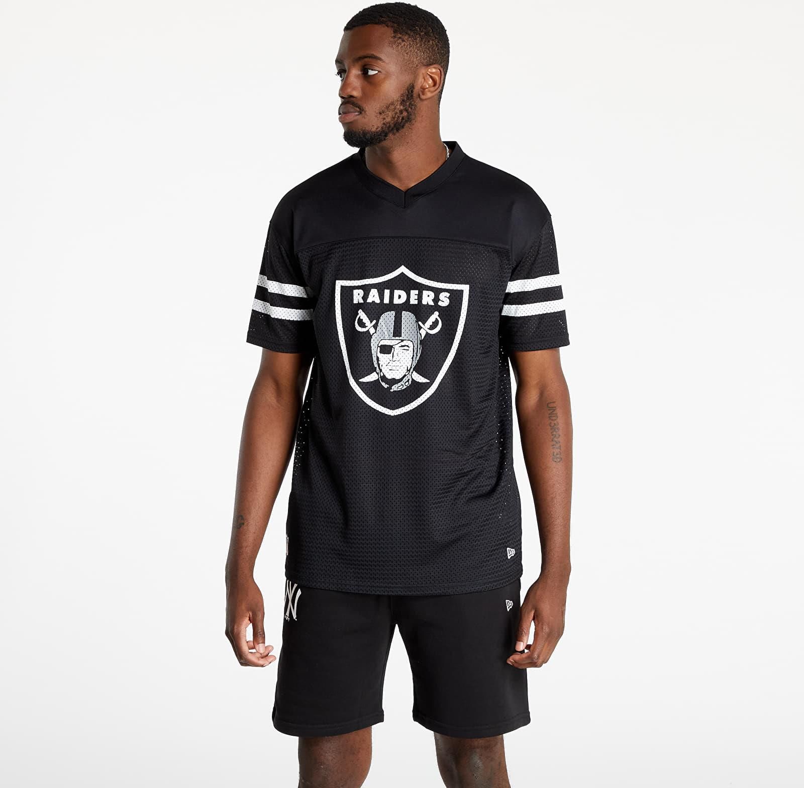 Las Vegas Raiders Bluza NFL Team Logo Oversized Mesh T-shirt Black