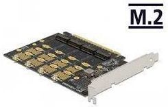 Delock PCIe 4.0 x16 - 4x M.2 M-key NVMe (89017)