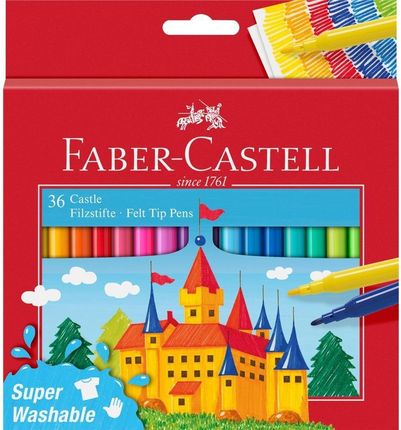 Flamastry Zamek 36 Kolorów Faber Castell