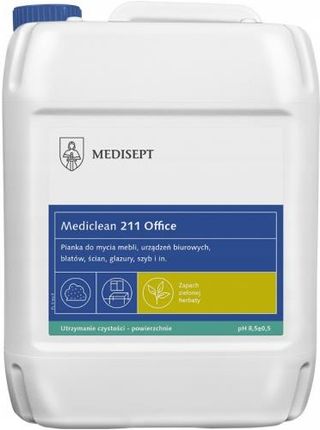 Medi-Sept Mediclean 211 Office 5L Pianka Do Mycia Mebli Urządzeń Biurowych Blatów Ścian Glazury Szyb
