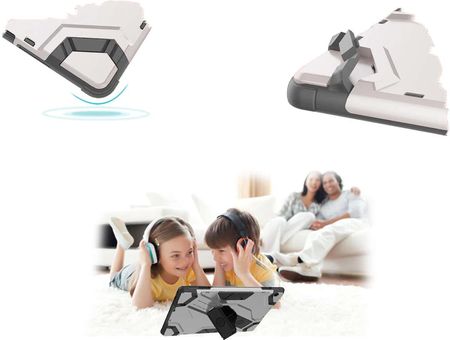Alogy Etui pancerne Armor Case Lenovo Tab M10 10.1 TB-X605F/L Srebrne - zdjęcie 2