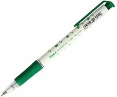 Toma Długopis Automatyczny Zielony 20 Szt