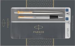 Zdjęcie Zestaw Parker Pióro Wieczne + Długopis Jotter Stainless Steel Gt 2093257 - Twardogóra