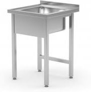 Zdjęcie Stół Ze Zlewem Bez Półki 700X700X850 Mm - Wolbrom