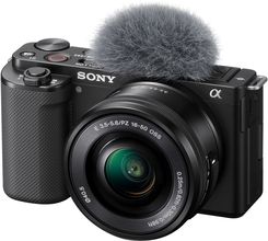 Sony ZV-E10 + 16-50mm - Aparaty cyfrowe z wymienną optyką